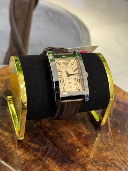 RECTANGULAR BEIGE DIAL WATCH - Image 3