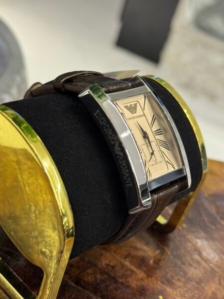 RECTANGULAR BEIGE DIAL WATCH - Image 2