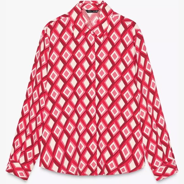 GEOMETRIC PRINT SHIRT - Image 7