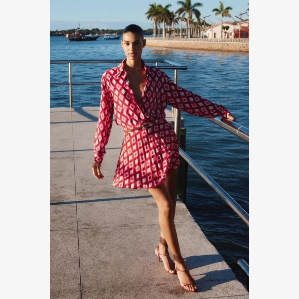 GEOMETRIC PRINT SHIRT - Image 6