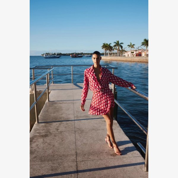 GEOMETRIC PRINT SHIRT - Image 1