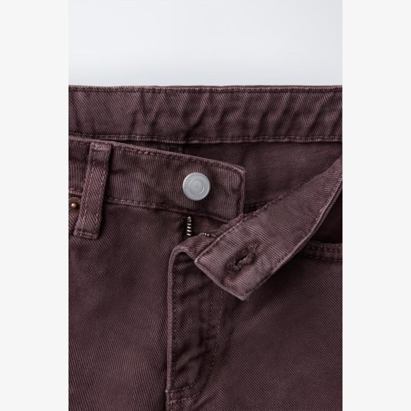 FOLDED WIDE-LEG JEANS - Image 3