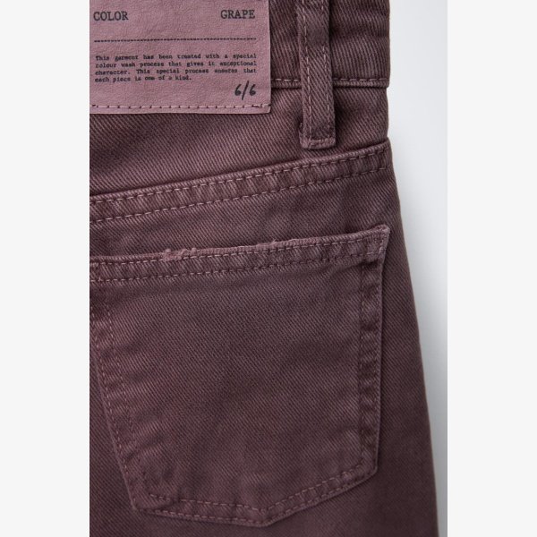 FOLDED WIDE-LEG JEANS - Image 4