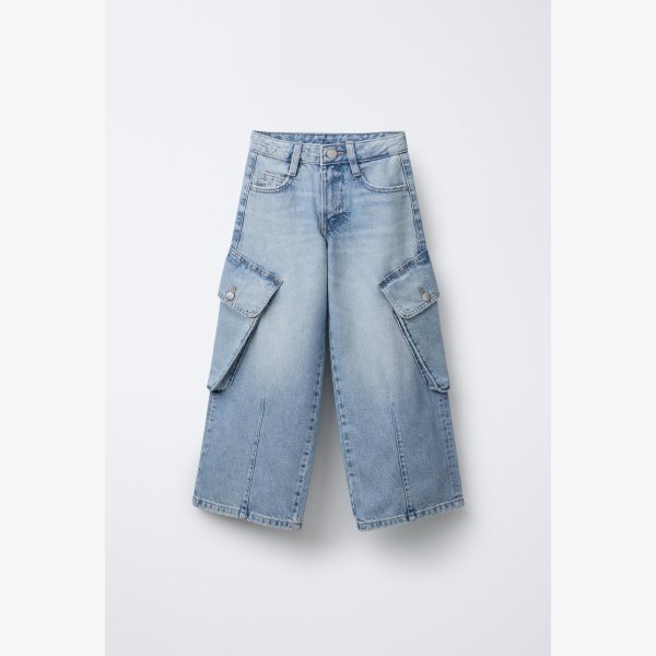 CARGO JEANS WITH POCKETS - Image 1