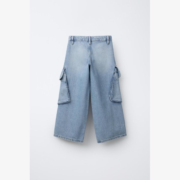 CARGO JEANS WITH POCKETS - Image 2