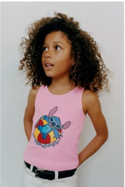 LILO & STITCH © DISNEY RIBBED VEST TOP - Image 5