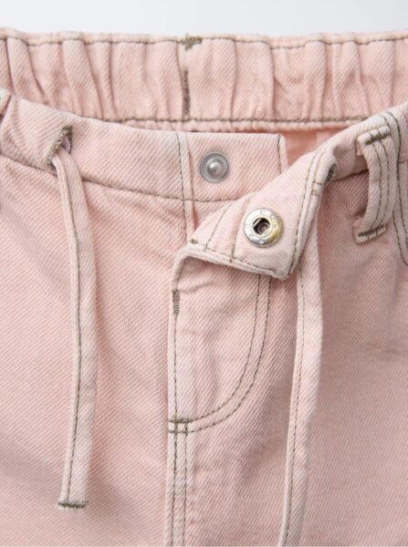 WIDE-LEG TWILL TROUSERS - Image 3