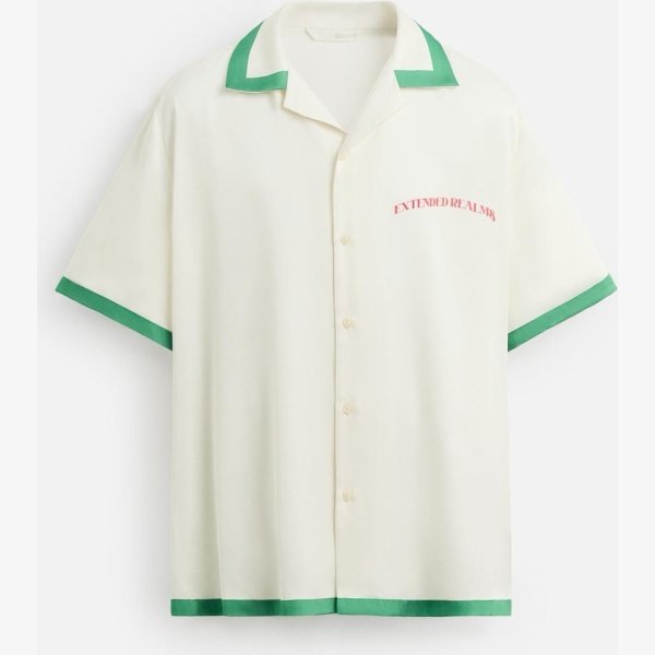 CONTRAST STRIPE SATIN SHIRT - Image 6