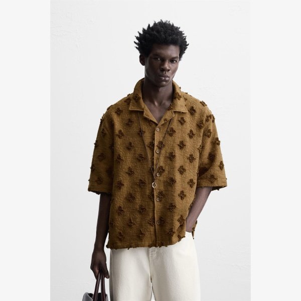 TEXTURED JACQUARD SHIRT - Image 2