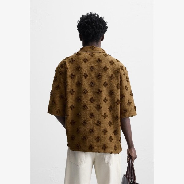 TEXTURED JACQUARD SHIRT - Image 3