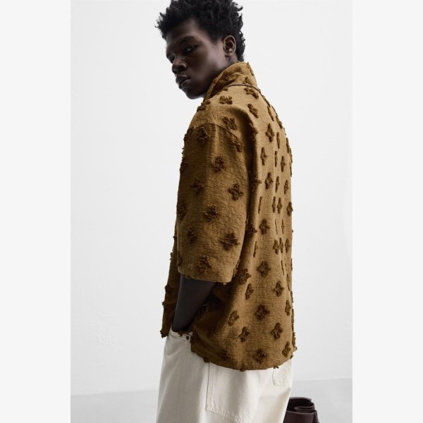 TEXTURED JACQUARD SHIRT - Image 4