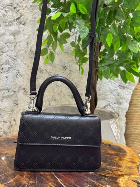 BLACK MERU MINI EMB MONOGRAM BAG - Image 2