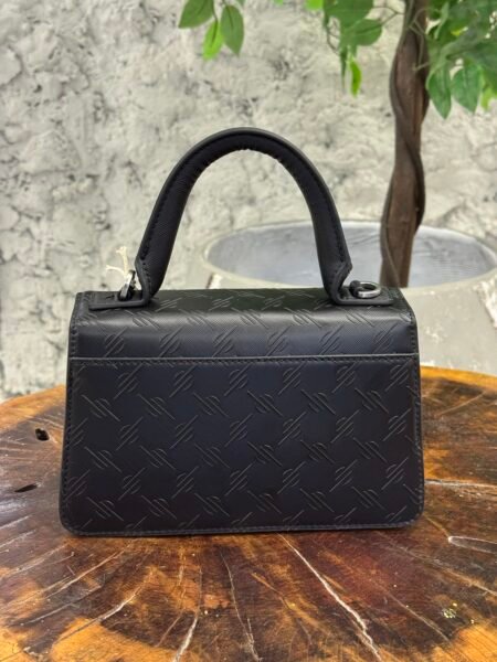 BLACK MERU MINI EMB MONOGRAM BAG - Image 4