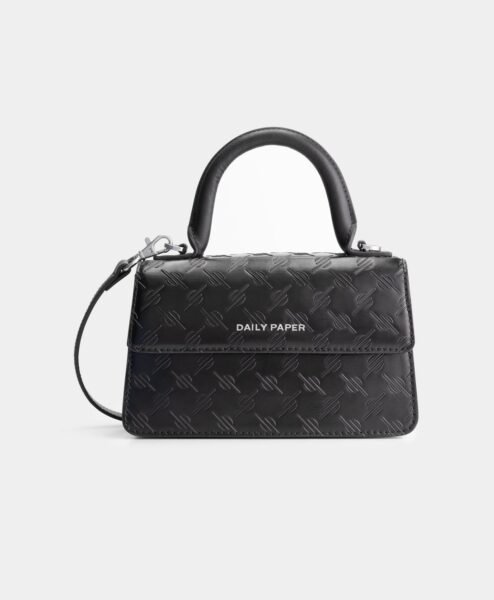 BLACK MERU MINI EMB MONOGRAM BAG - Image 3