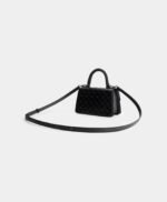 BLACK MERU MINI EMB MONOGRAM BAG - Image 6