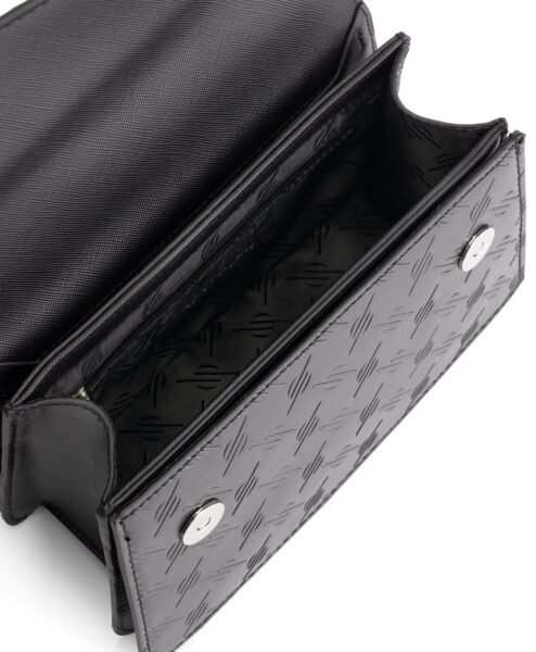 BLACK MERU MINI EMB MONOGRAM BAG - Image 5