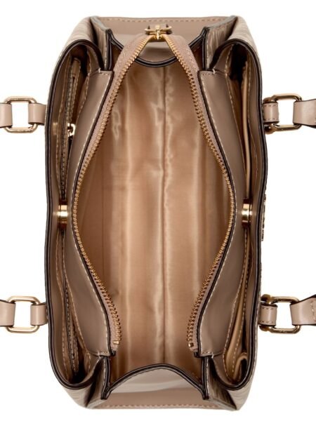GUESS AENGUS LOGO SATCHEL-BROWN - Image 4