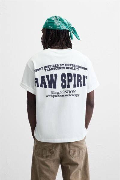 RETRO NUMBER PRINT T-SHIRT - Image 3