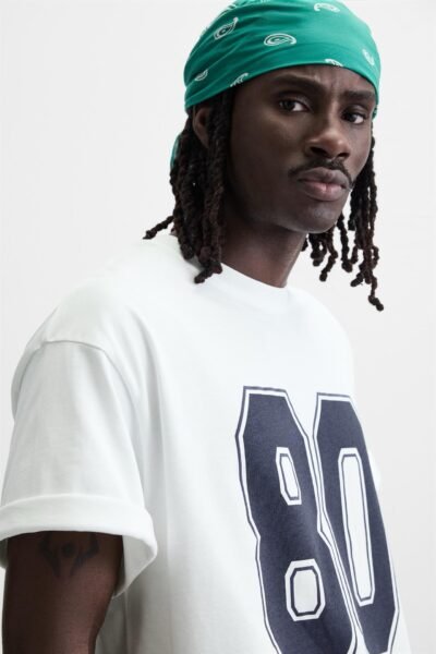 RETRO NUMBER PRINT T-SHIRT - Image 5
