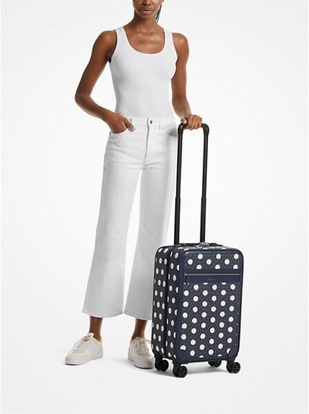 SMALL POLKA DOT SIGNATURE LOGO SUITCASE - Image 9