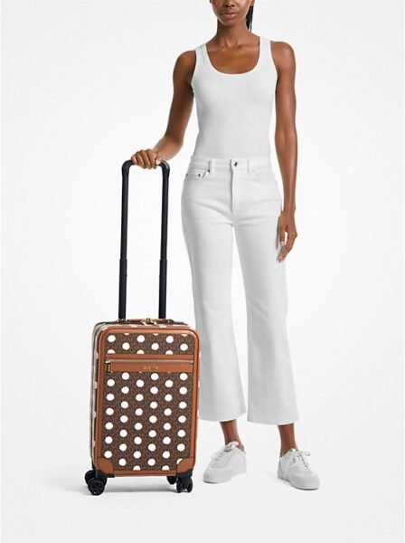 SMALL POLKA DOT SIGNATURE LOGO SUITCASE - Image 9