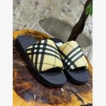 BURBERRY CHECK TREK SLIDES
