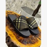 BURBERRY CHECK TREK SLIDES