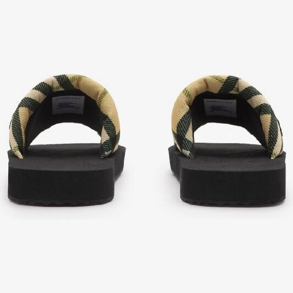 BURBERRY CHECK TREK SLIDES - Image 4