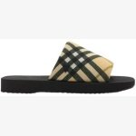 BURBERRY CHECK TREK SLIDES - Image 2