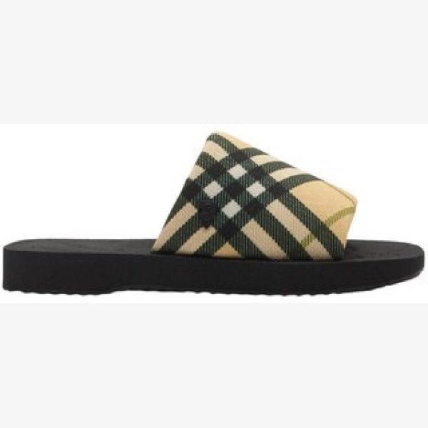 BURBERRY CHECK TREK SLIDES - Image 2