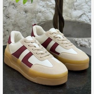 CHUNKY GUM SOLE LOW-TOP TRAINERS