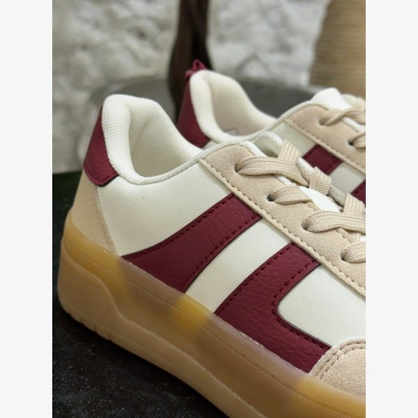 CHUNKY GUM SOLE LOW-TOP TRAINERS - Image 2