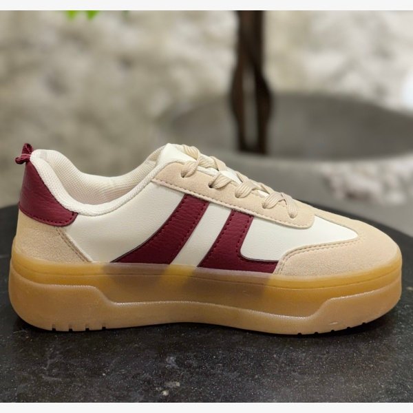 CHUNKY GUM SOLE LOW-TOP TRAINERS - Image 3