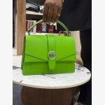 Greenwich Medium Saffiano Leather Satchel - Image 4