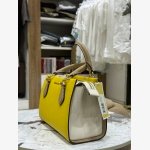 Marilyn Small Color-Block Saffiano Leather Messenger Bag - Image 2