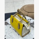 Marilyn Small Color-Block Saffiano Leather Messenger Bag - Image 4