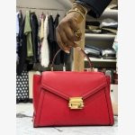 Michael Kors Whitney Medium Leather Satchel Bag