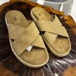 CROSSOVER LEATHER SANDALS