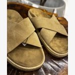 CROSSOVER LEATHER SANDALS - Image 3
