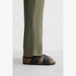 RUBBERIZED DOUBLE-STRAP SANDALS - Image 3