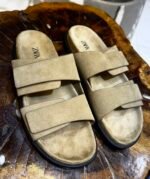 DOUBLE STRAP LEATHER SANDALS