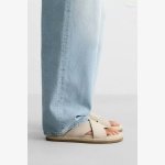 CROSSOVER LEATHER SANDALS - Image 6