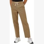 GG CANVAS PANTS WITH LEATHER INTERLOCKING G - Image 4