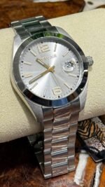 ROBERTO CAVLLI MEN’S CLASSIC SILVER DIAL WATCH - Image 6