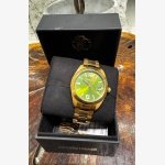 ROBERTO CAVLLI MEN’S CLASSIC GREEN DIAL WATCH - Image 7