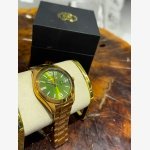 ROBERTO CAVLLI MEN’S CLASSIC GREEN DIAL WATCH