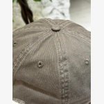 Museum of Peace & Quiet Warped Wordmark Distressed Dad Face Cap - Image 2