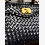 LUCIA CLASS TOP HANDLE WOVEN BAG - Image 7