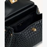 LUCIA CLASS TOP HANDLE WOVEN BAG - Image 9