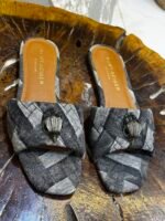 KENSINGTON DENIM FLAT SANDAL